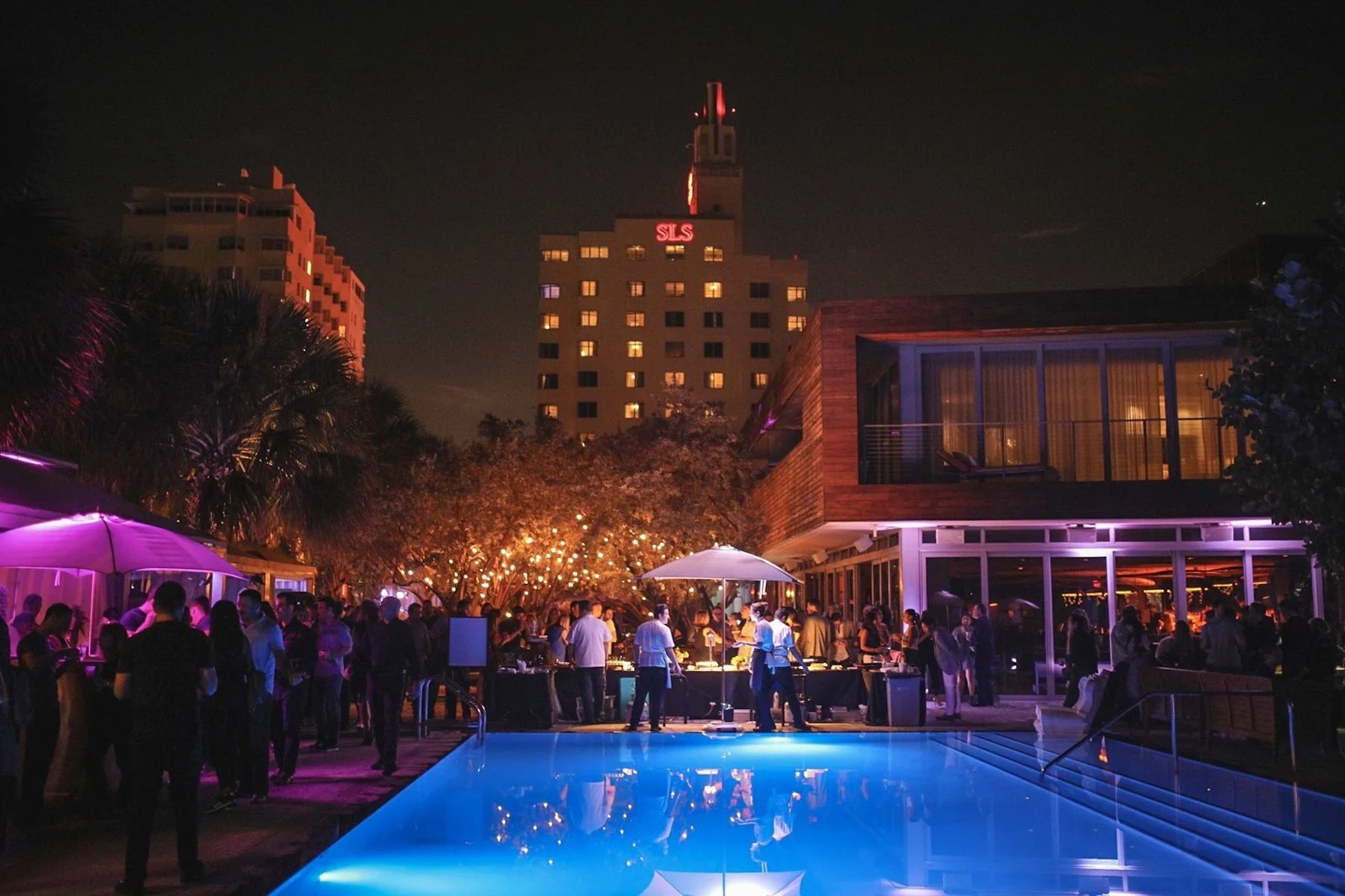 Hyde Beach · AV Installation — venue interior and atmosphere