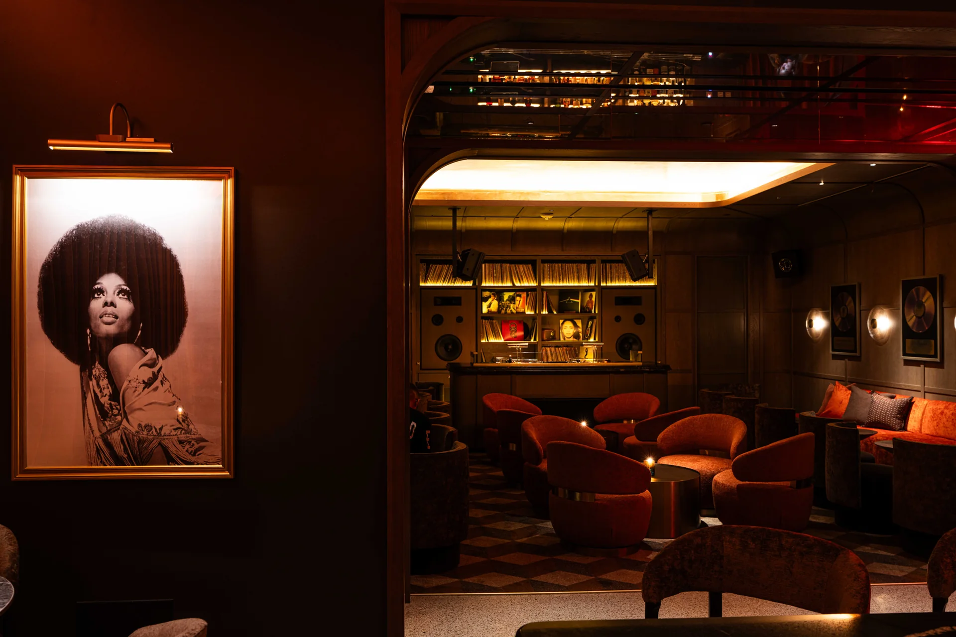 400 Vinyl Room — entrance to the listening lounge