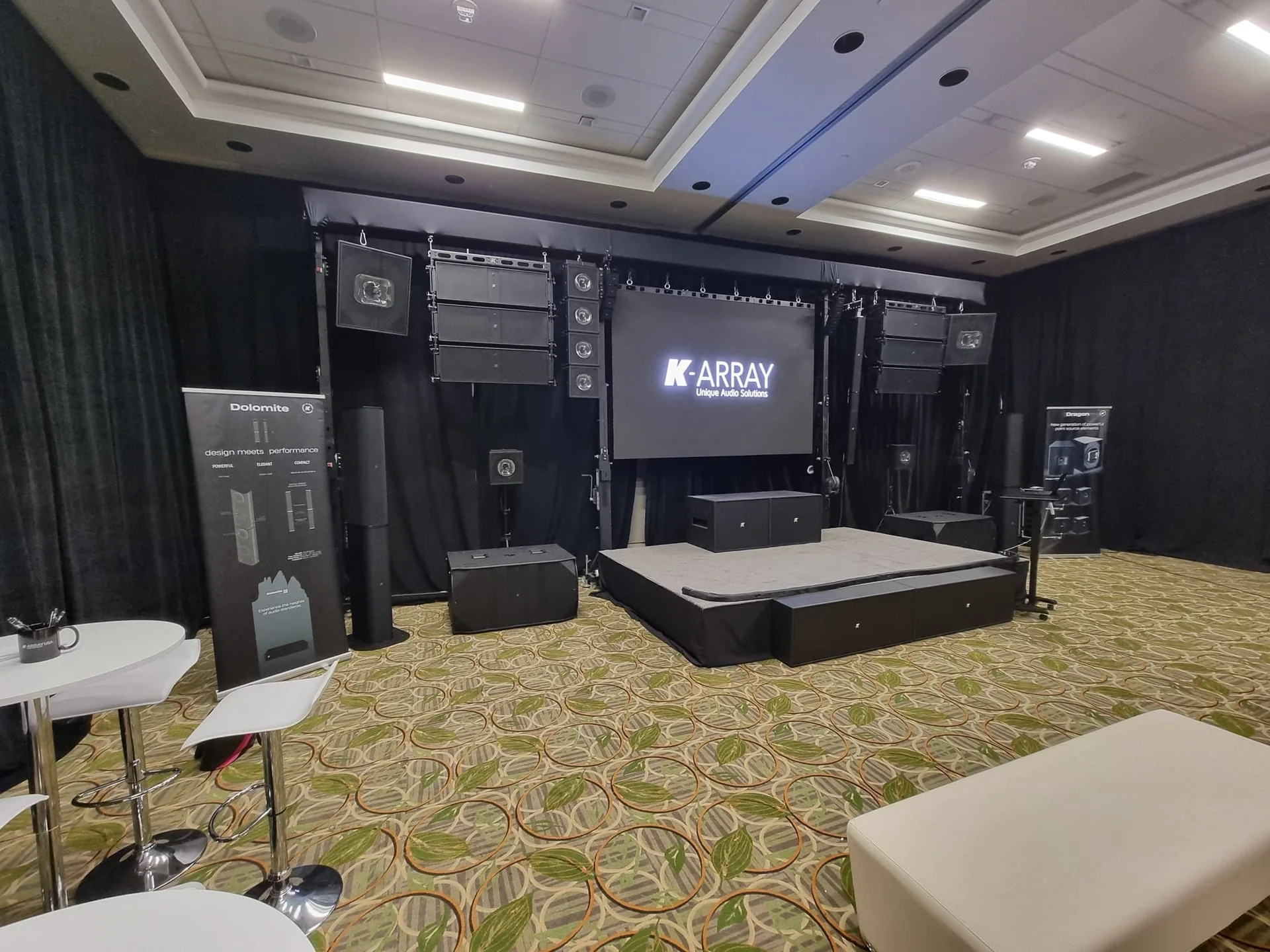 InfoComm 2025 — demonstration room setup